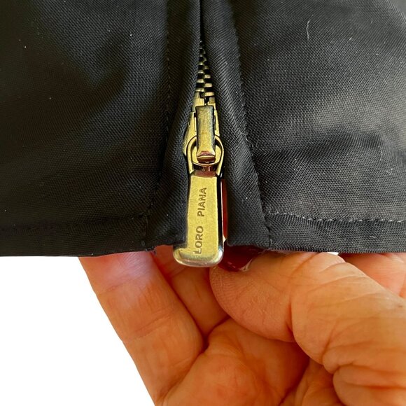 Loro Piana StormSystem Twenty K Vest Mens XL Black Made In Italy Cashmere Lined - Picture 9 of 16